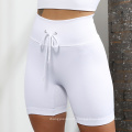 High Quality Seamless Yoga Suit Wear High Waisted Shorts Yoga Sets Zip Bra Drawstring Shorts Yoga Sets